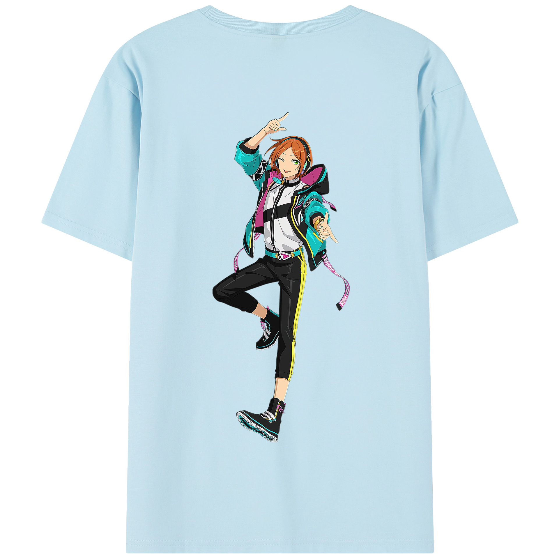 （画像用） あんさんぶるスターズ! Ensemble Stars 綿100％半袖Tシャツ（背面プリント）